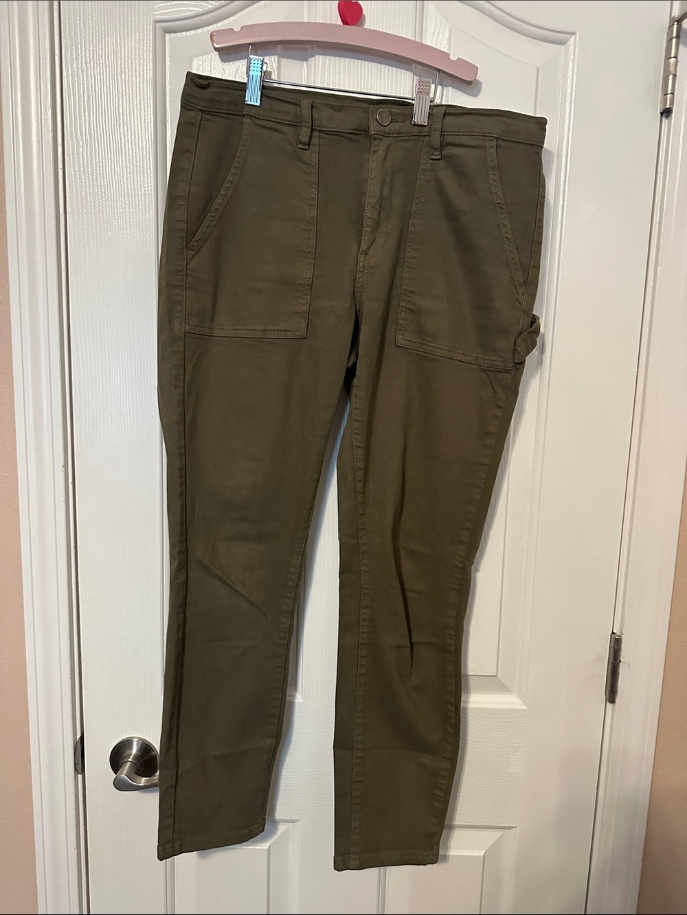 Blank NYC Olive Utility Skinny Pants